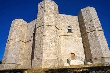 Fototapeta premium Castel del Monte, historic castle in Apulia, Italy