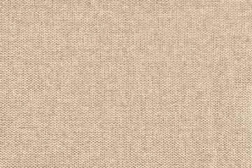 Fototapeta na wymiar Beige cotton woven fabric texture background