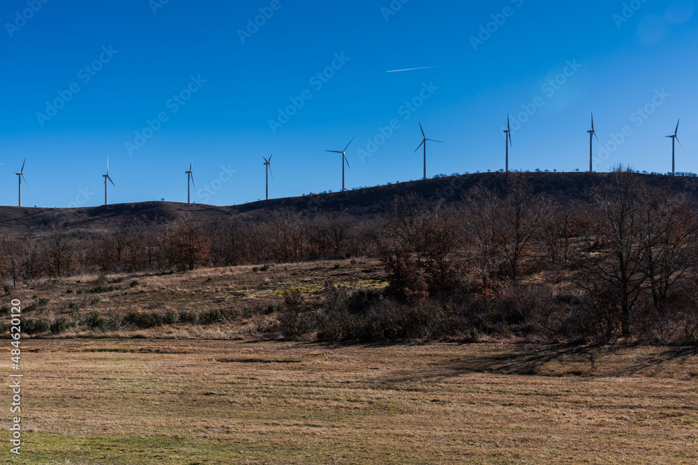 Wall mural wind energy in spain