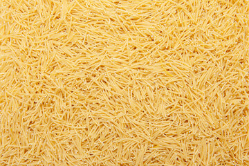 Stacks of uncooked vermicelli.