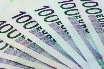 Photo of banknotes symbolizing finance, consumption, money and economy