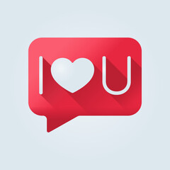 Love and Valentines day 3D Icon
