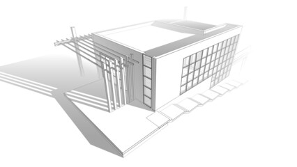 3d model of a building