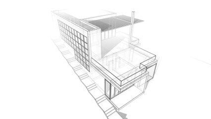 3d model of a building