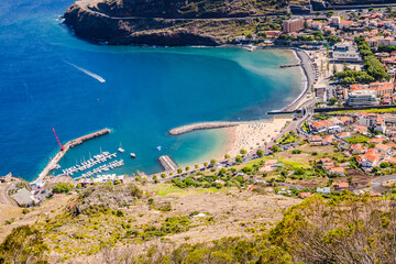 Funchal city at Madeira island, Portugal