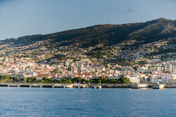 Funchal city at Madeira island, Portugal