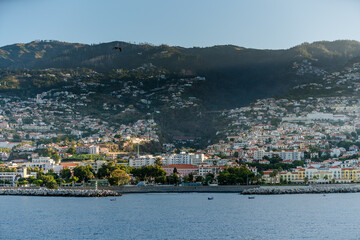 Funchal city at Madeira island, Portugal
