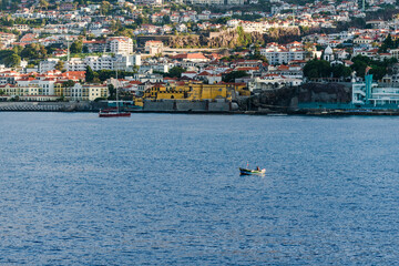 Funchal city at Madeira island, Portugal