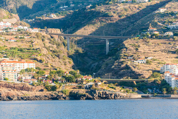 Funchal city at Madeira island, Portugal