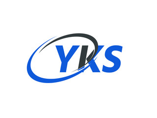 YKS letter creative modern elegant swoosh logo design
