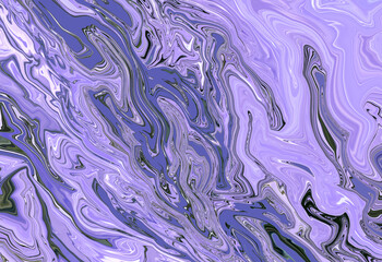 Abstract bright fluid Very Peri purple background. Art trippy digital screen. Luxury backdrop. illustration. Vibrant poster. Template. Water wave effect. Swirl. Marble texture. Ink creative flyer.