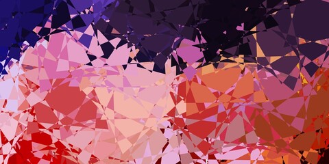 Light Purple, Pink vector texture with random triangles.