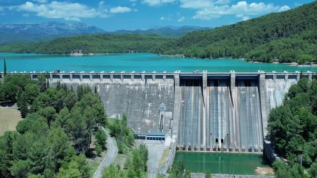 Embalse de Sant Pon&ccedil; comarca del Solson&eacute;s Lerida Spain