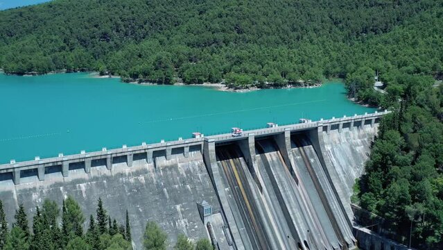 Embalse de Sant Pon&ccedil; comarca del Solson&eacute;s Lerida Spain