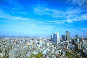 グローバルゲートより名古屋駅方面の俯瞰