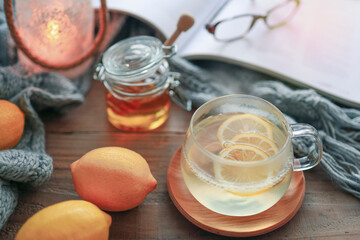 寒い季節に。ホットレモネード