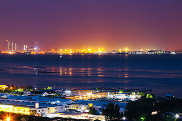 Fototapeta premium night view of the city