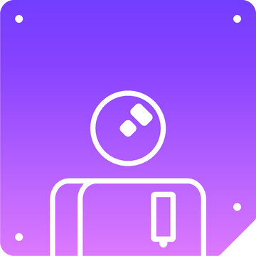 Flopy Glyph Gradient Icon