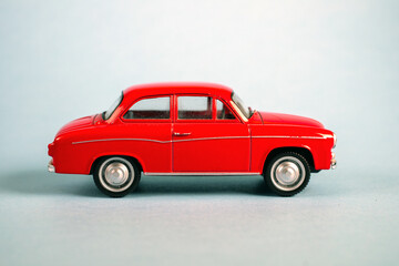 Miniature toy retro car.