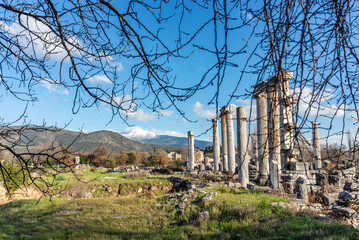 Afrodisias Ancient city. (Aphrodisias) was named after Aphrodite, the Greek goddess of love. The UNESCO World Heritage. Aydın, Turkey.