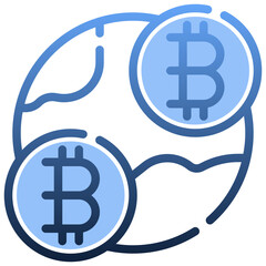 GLOBE Gradient icon,linear,outline,graphic,illustration