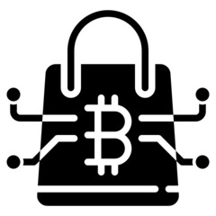 BAG glyph icon,linear,outline,graphic,illustration
