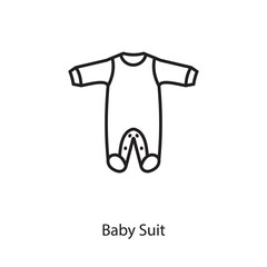 Baby Suit icon in vector. Logotype