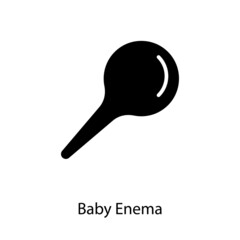 Baby Enema icon in vector. Logotype