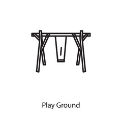 Play Ground icon in vector. Logotype