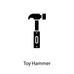 Toy Hammer icon in vector. Logotype