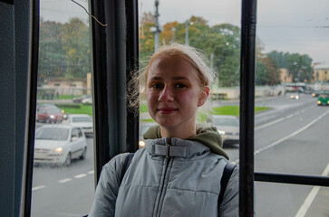 Portrait of a young girl