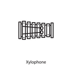 Xylophone icon in vector. Logotype