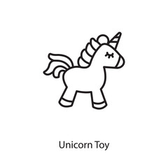 Unicorn Toy icon in vector. Logotype