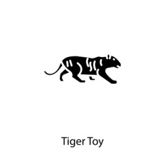 Tiger Toy icon in vector. Logotype