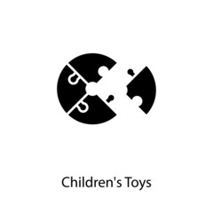 Children's Toys icon in vector. Logotype