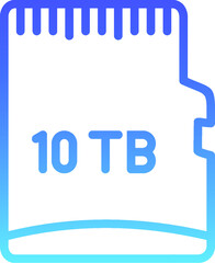 memory card Glyph Icon