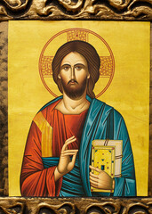 Jesus Christ orthodox byzantine icon
