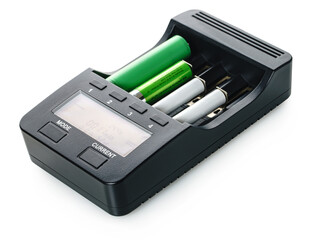 charger with batteries