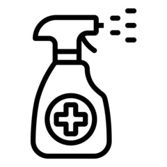 Antiseptic Flat Icon Isolated On White Background