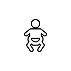 Baby sign icon