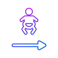 Baby sign icon