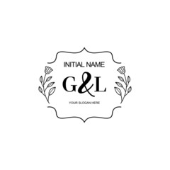 GL Beautiful elegant logos or wedding monograms collection	
