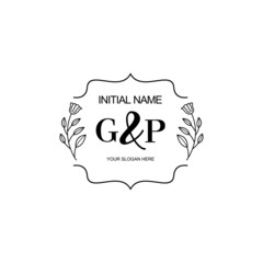 GP Beautiful elegant logos or wedding monograms collection	