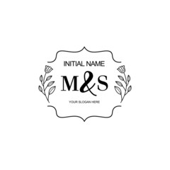 MS Beautiful elegant logos or wedding monograms collection	
