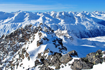 Fototapeta na wymiar Hochgurgl Obergurgl Tyrol Austrian Alps Austria