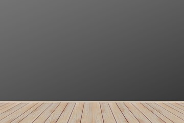 empty room with wooden floor