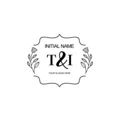 TI Beautiful elegant logos or wedding monograms collection	
