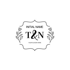 TN Beautiful elegant logos or wedding monograms collection	
