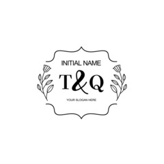 TQ Beautiful elegant logos or wedding monograms collection	
