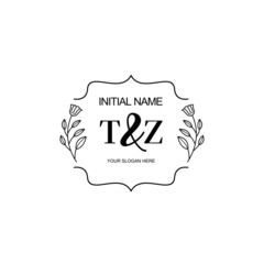 TZ Beautiful elegant logos or wedding monograms collection	
